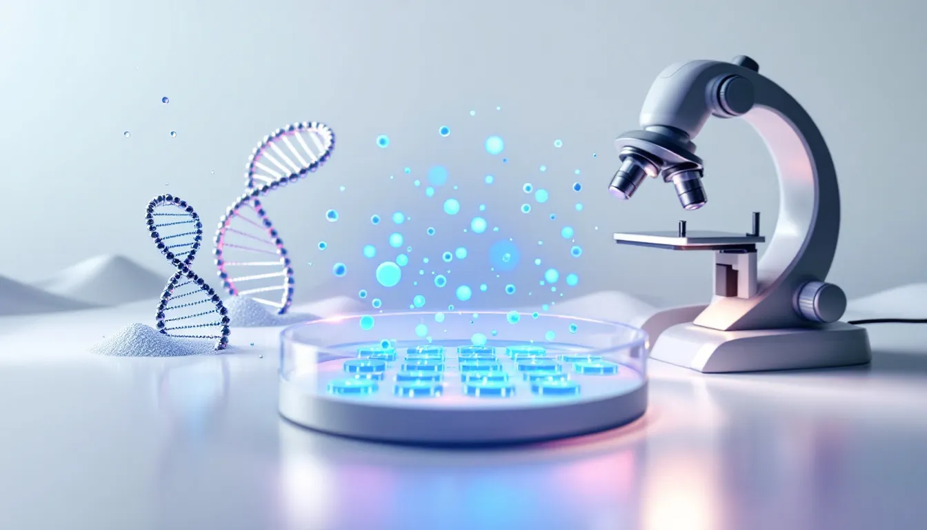 An image showing the applications of natural peptides in research.