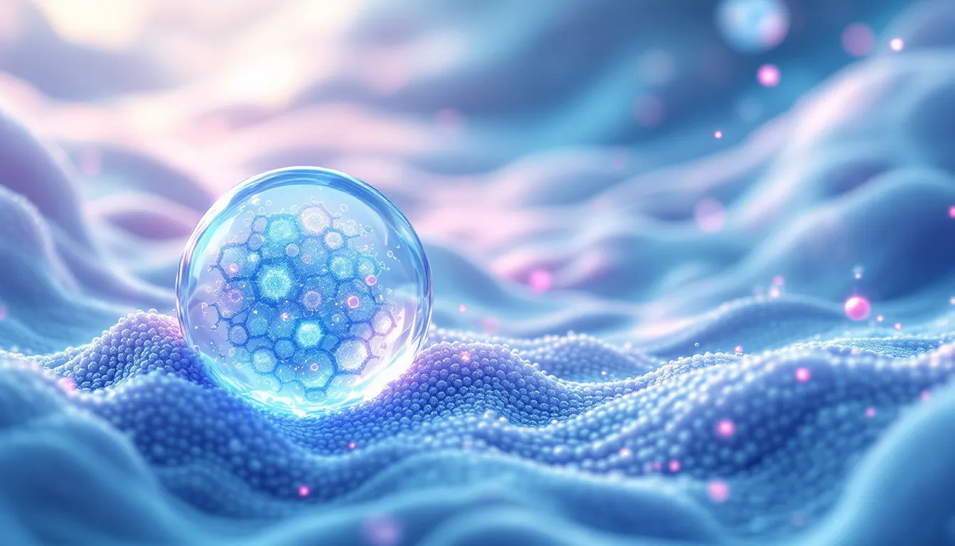 An illustration showing peptides in tissue repair.